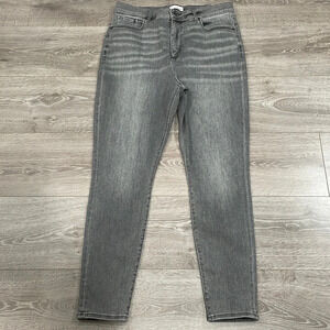 NWOT LOFT made and loved The Jegging Gray Denim Jeans 32 / 14